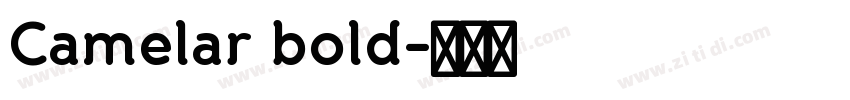 Camelar bold字体转换